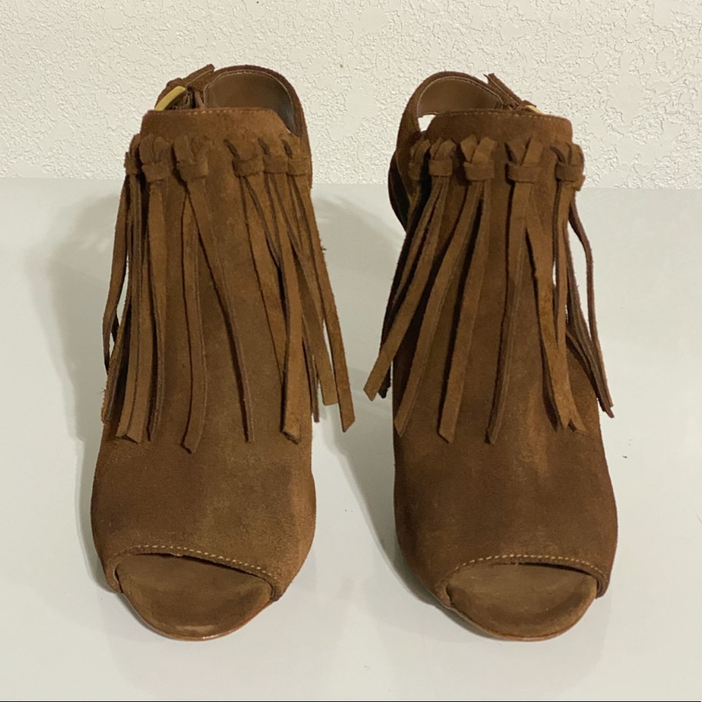 Michael Kors Suede Fringe Booties - Picture 3 of 7